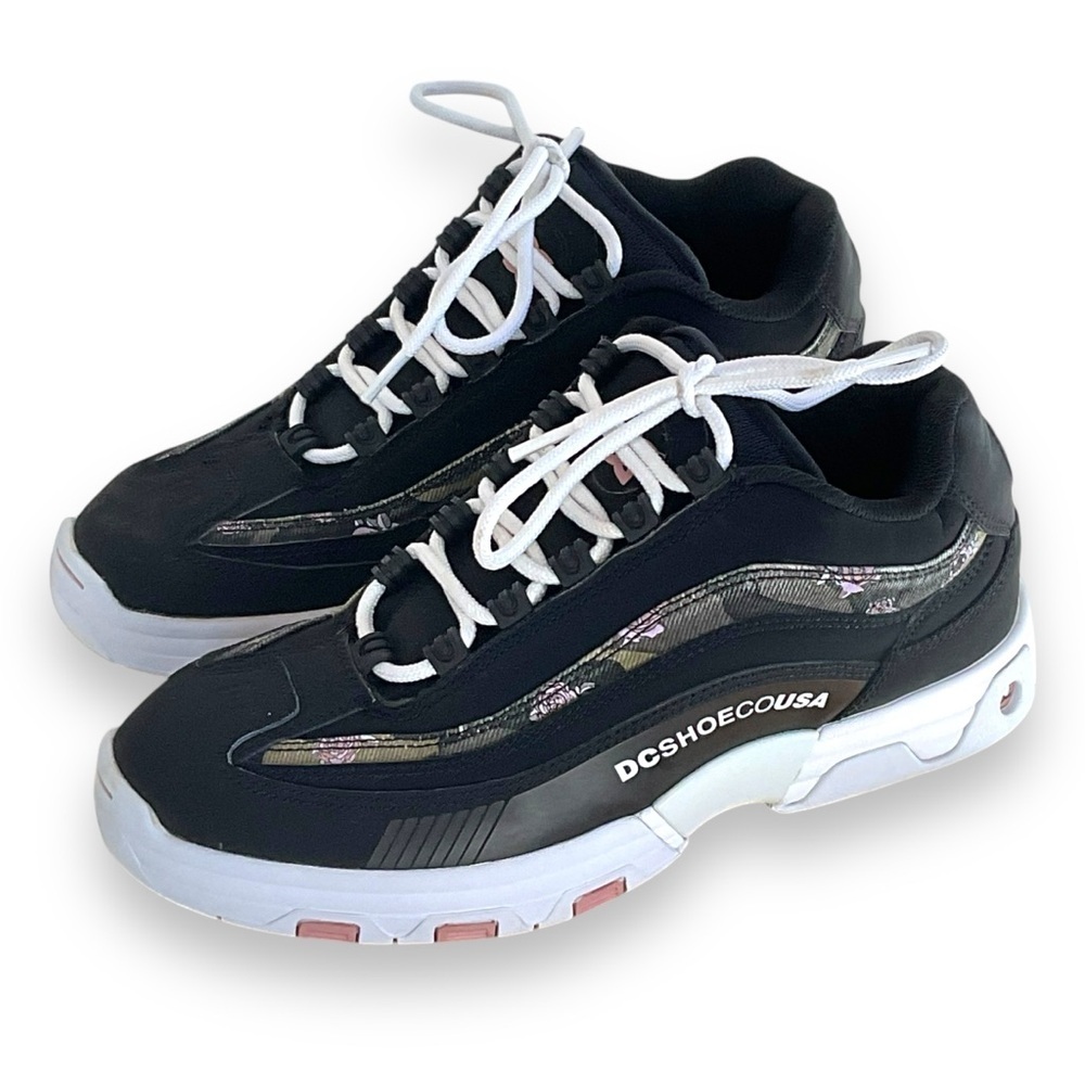 DC Shoes Womens Camo Black Skate Sneakers‎ Running Legacy Lite Size 10